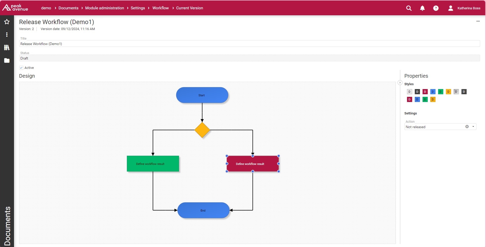 Approval process - Flexible and customizable workflows